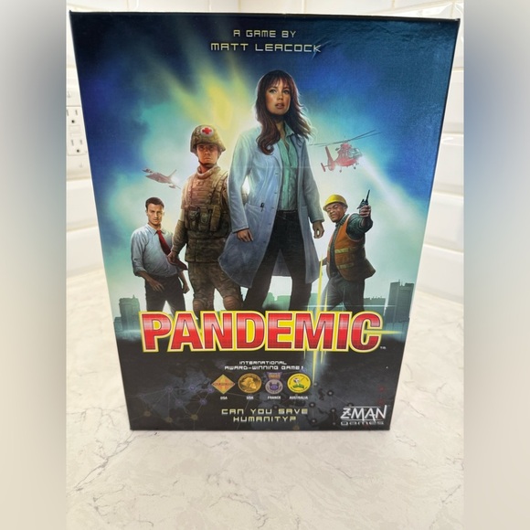 Pandemic by Matt Leacock - Z-Man Games - 100% COMPLETE - Picture 1 of 4